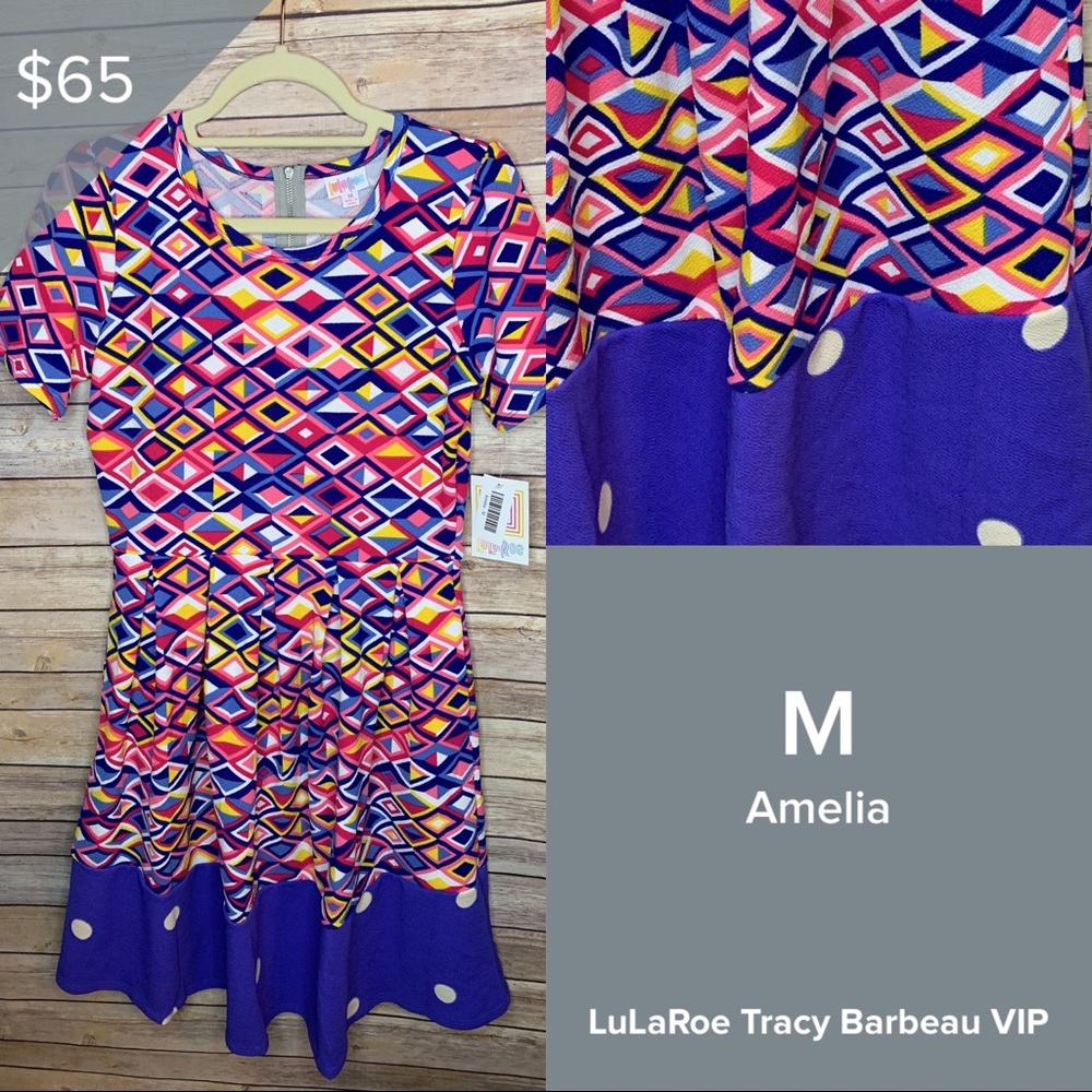 NWT LuLaRoe Medium Amelia Dress